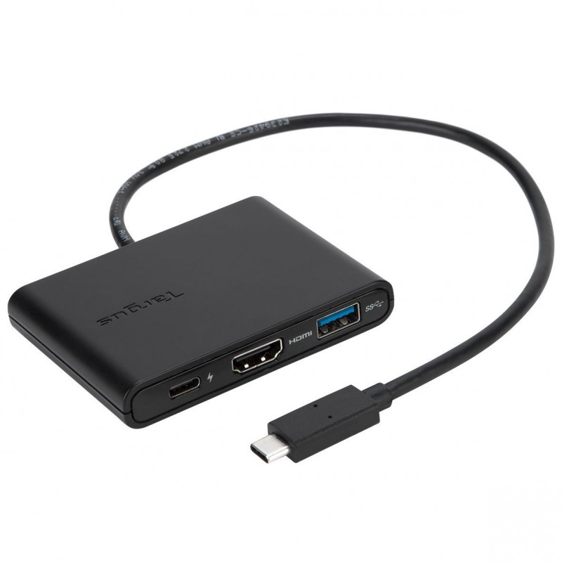 Adaptateur Targus USB-C Digital AV Multiport – Noir
