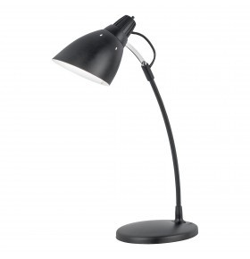 Lampe à Bureau TOP DESK Plastic Steel Black 1X60W