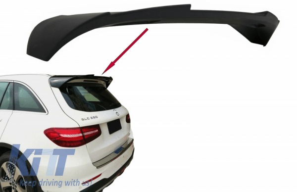 Rear Roof Spoiler Wing Add-on suitable for Mercedes GLC X253 SUV