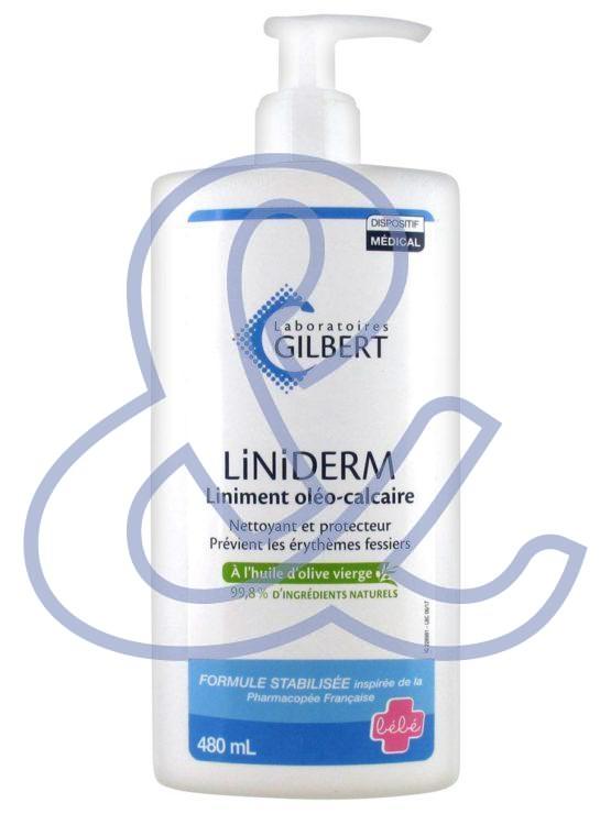 GILBERT – LINIDERM LINIMENT OLÉO-CALCAIRE STABILISÉ POMPE 480 ML