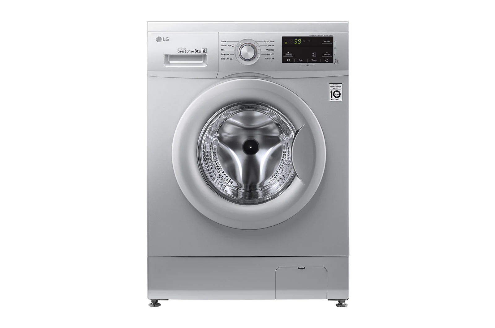 MACHINE À LAVER 8KG 1200TR INOX LG