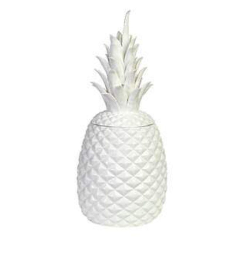 BONBONNIÈRE PORCELAINE EN FORME D’ANANAS DE DIMENSIONS:L18*W18*H39 CM