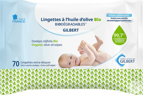 Lingettes à l’huile d’olive Bio – Gilbert