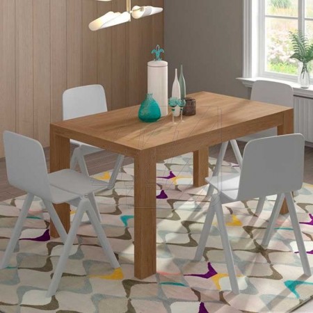 TABLE A MANGER EXTENSIBLE - COULEUR TECK