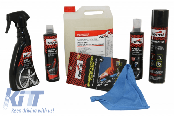 Premium Car Motorbikes Kit Cleaning / Maintenance Auto / Moto Interior - Exterior