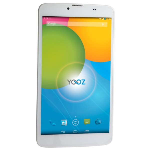 YooZ PhonePad 700, 7", 4G, Dual Sim, 3G, Wi-Fi, Blanche