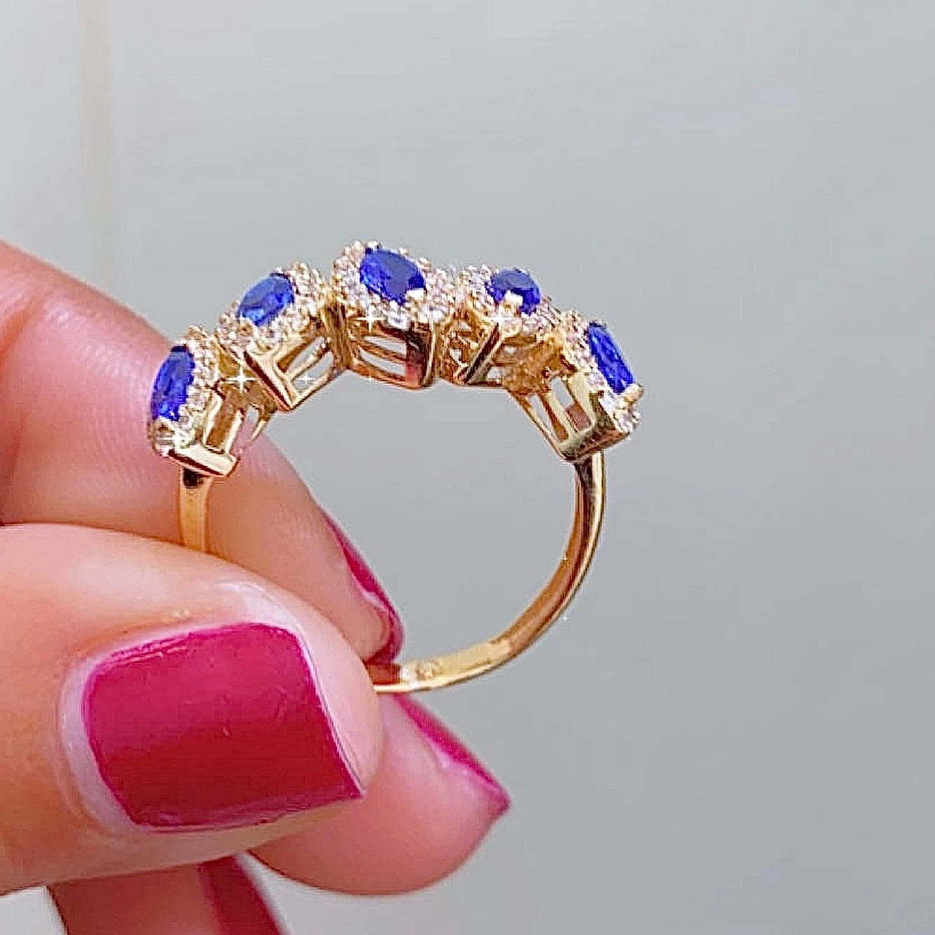 Bague Bleu Royal