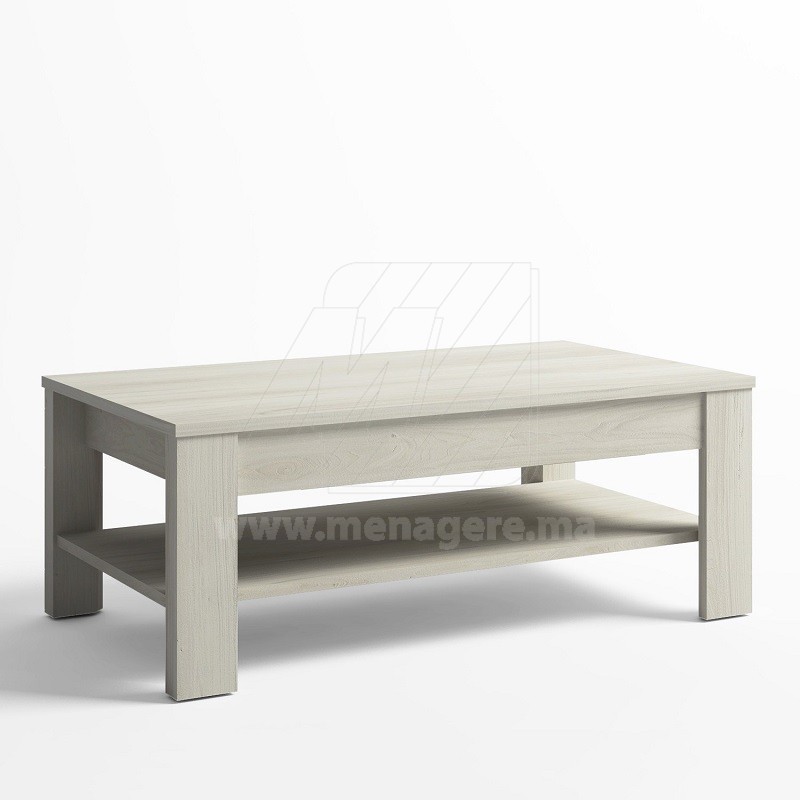 TABLE BASSE RELEVABLE 110x60 CM