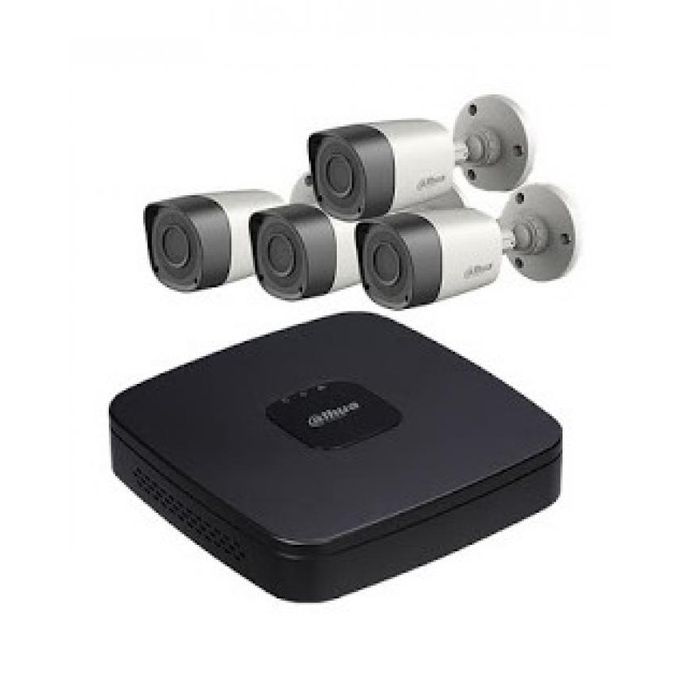Dahua Kit vidéo surveillance Exterieur 1 : DVR + 4 caméras d’extérieur
