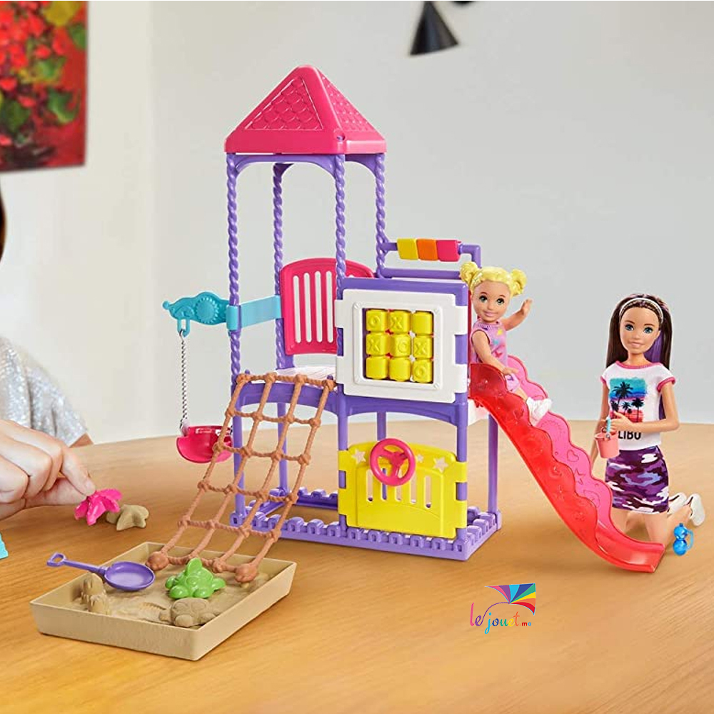 Coffret poupée Skipper Jour au parc – BARBIE – MATTEL